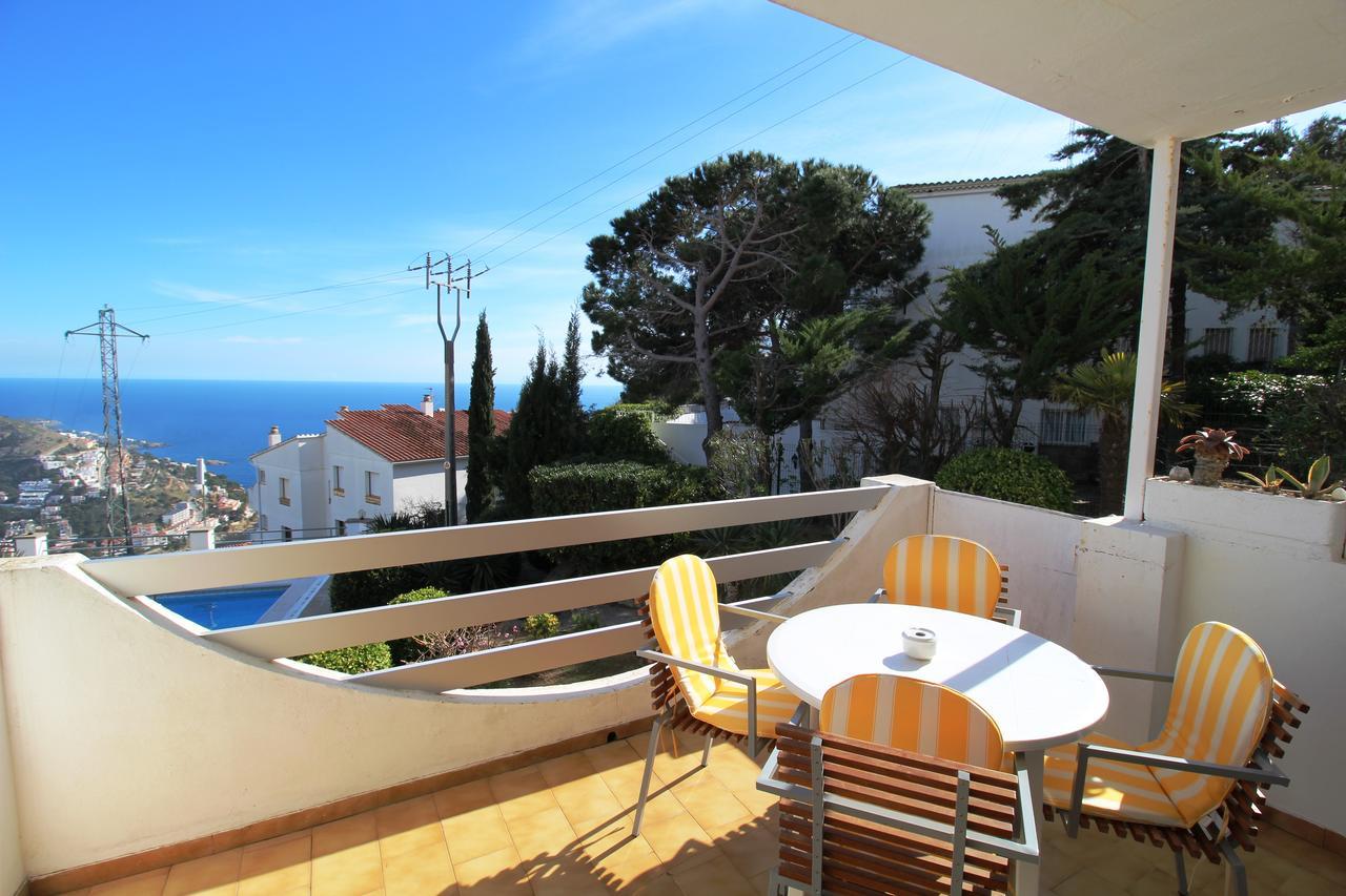 DULCE VIDA 1, Apartamento con piscina comunitaria, vistas al mar y wifi Appartamento Roses Esterno foto